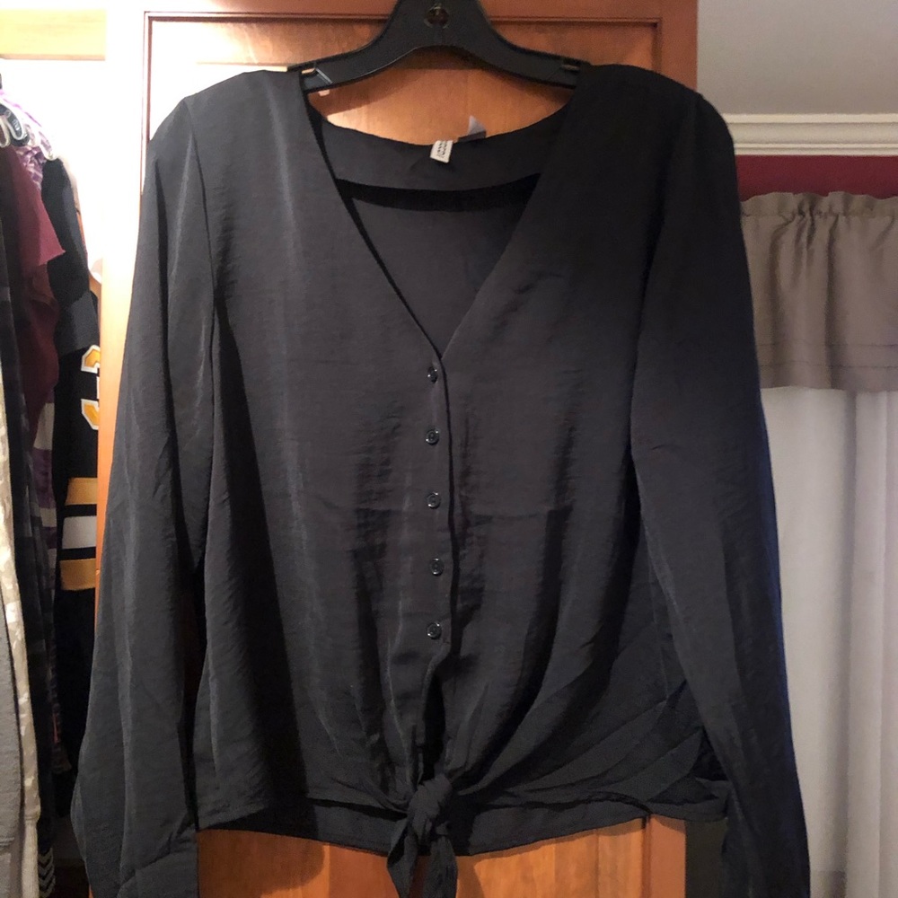 H&M black blouse